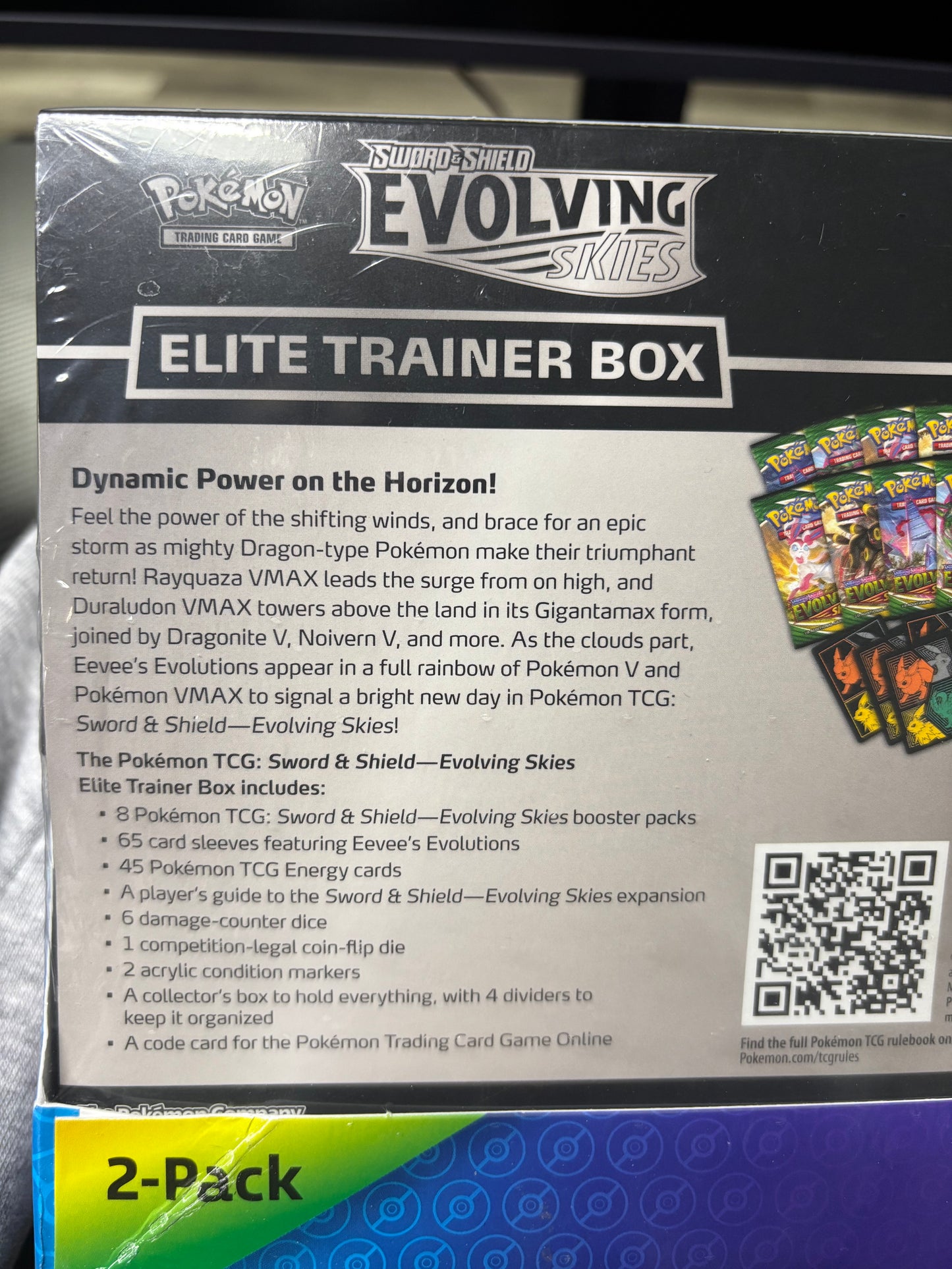Costco Evolving Skies ETB and Tin Pack
