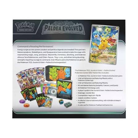 Paldea Evolved ETB (Pokemon Center)